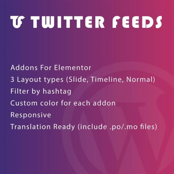 Twitter Feeds for Elementor WordPress Plugin